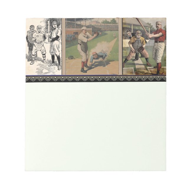 Bloc-notes pour l'affiche de baseball (Devant)