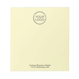 Bloc-notes pour le logo Office ou Business Company