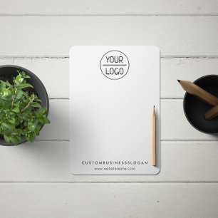 Bloc-notes pour le logo Office ou Business Company