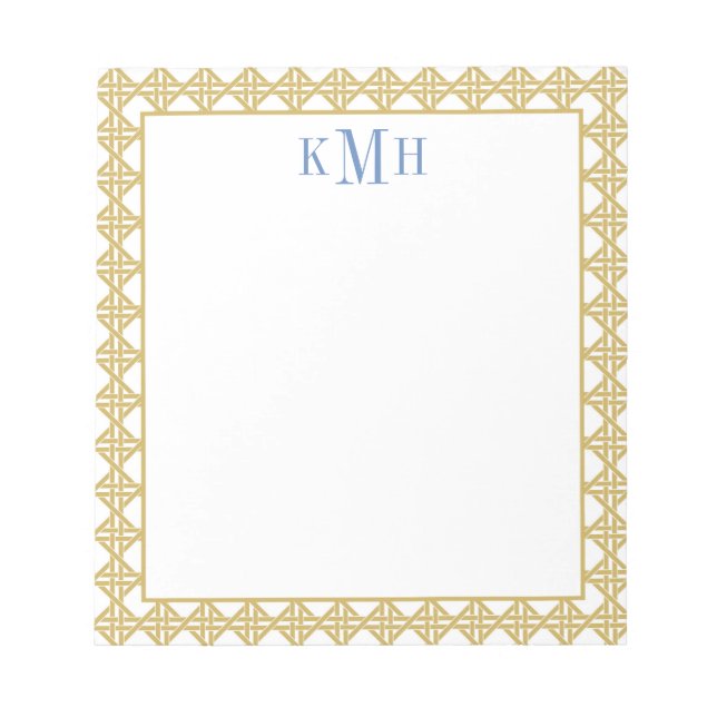 Bloc-notes pour le panier (Devant)