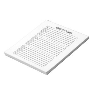 Bloc-notes pour le planificateur de nouvelles pour