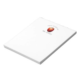 Bloc-notes pour l'enseignant   Pomme aquarelle