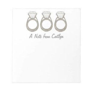 Bloc-notes pour Mariage de mariée personnalisée