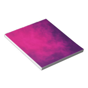 Bloc-notes pour Motif de fumée rose et violet - pe