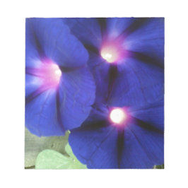 Bloc-notes pour notes de fleurs du matin