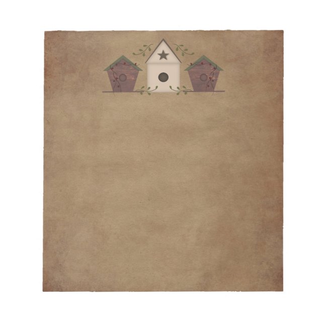 Bloc-notes pour oiseaux primitifs (Devant)