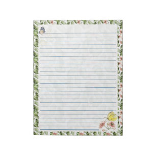 Bloc-notes pour papillon Eucalyptus aquarelle de 4