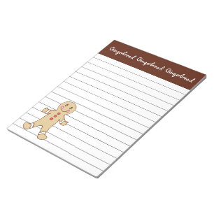 Bloc-notes pour petits pains d'épices