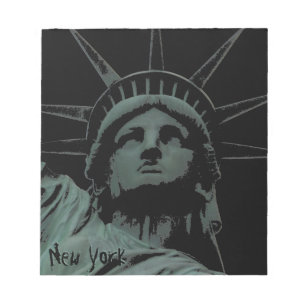Bloc-notes pour souvenirs de New York Statue des c