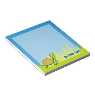Bloc-notes pour tortues caricaturales