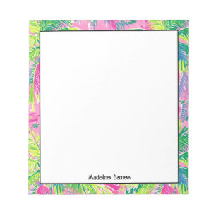 Bloc-notes préppy coloré