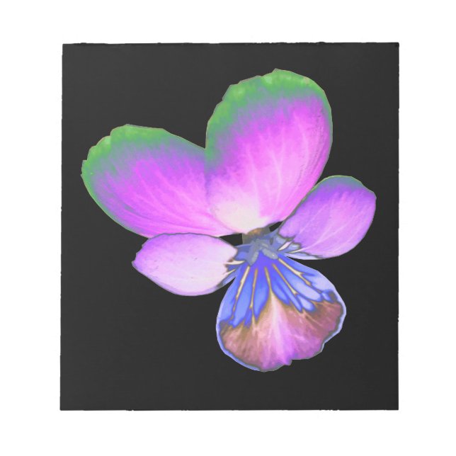 Bloc-notes Pretty Pansy (Devant)