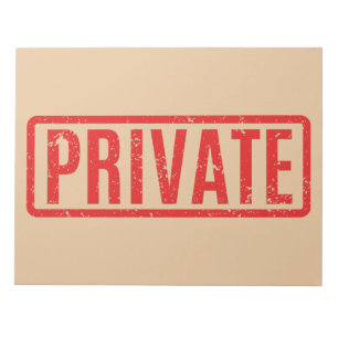 Bloc-notes privé bloqué