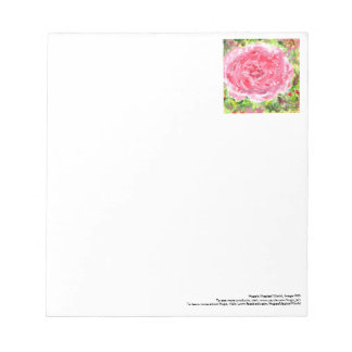 Bloc-notes rose gigantesque