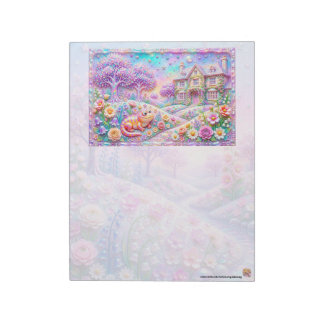 Bloc-notes Salamandre en Verre