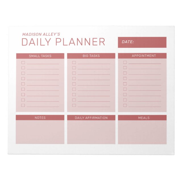 Bloc-notes simple, professionnel et quotidien (Devant)