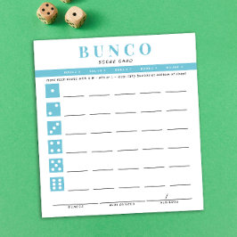 Bloc-notes simple Sky Blue Bunco