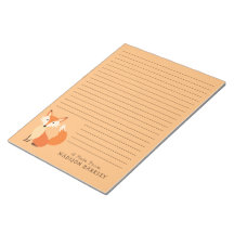 Bloc-notes stationnaire pour animaux de bois migno