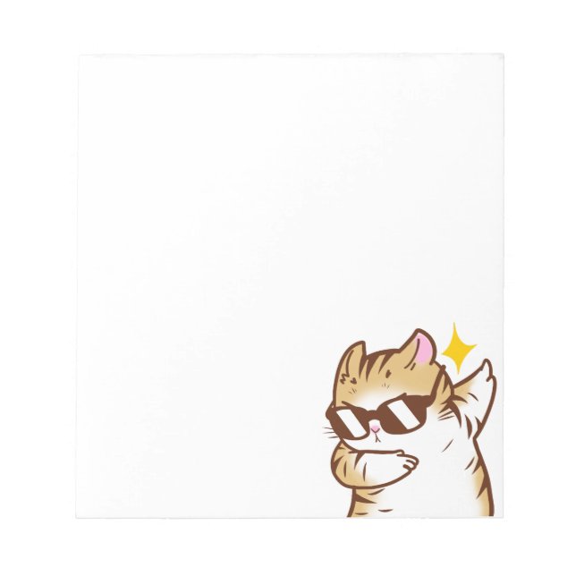 Bloc-notes Swag Cat Dance (Devant)