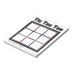 Bloc-notes Tac Toe Game