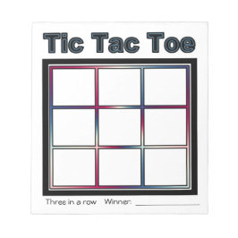 Bloc-notes Tac Toe Game