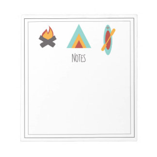 Bloc-notes Thème Camping