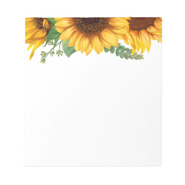 Bloc-notes Tournesol (Devant)