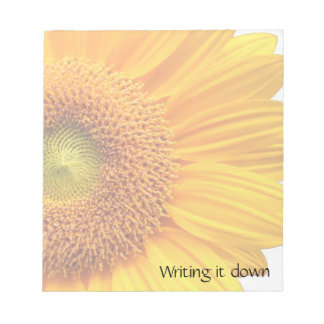 Bloc-notes tournesol