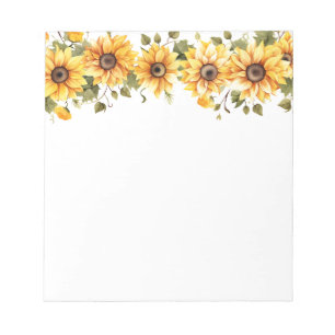 Bloc-notes tournesol