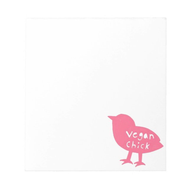 Bloc-notes Vegan Chick (Devant)