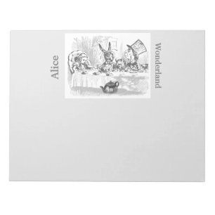 Bloc-notes vintage Alice au pays des merveilles
