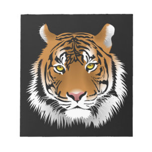 Bloc-notes visage de tigre