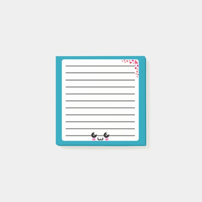 Bloc-notes Whimsical Kawaii Post-It (Devant)