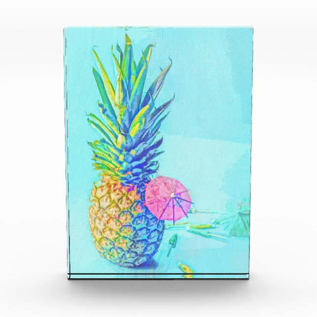 Bloc Photo Ananas tropical (Devant)