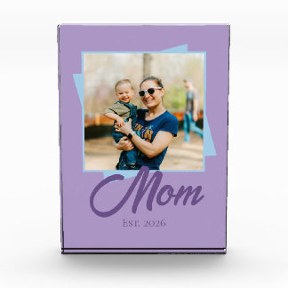 Bloc Photo Année d'établissement de maman avec photo