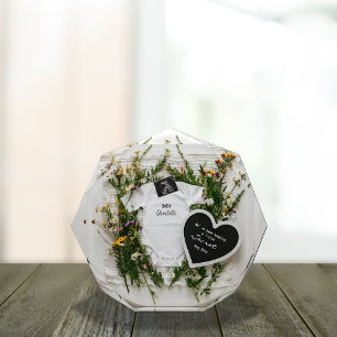 Bloc Photo annonce de grossesse florale de printemps fleur sa