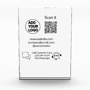 Bloc Photo Appeler le texte du service client whatsapp Q R co