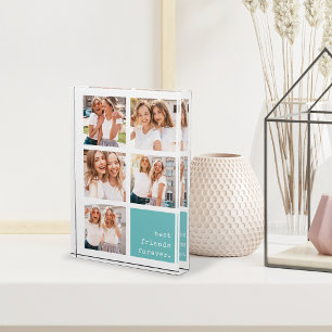 Bloc Photo Aqua   Best Friends Forever Collage