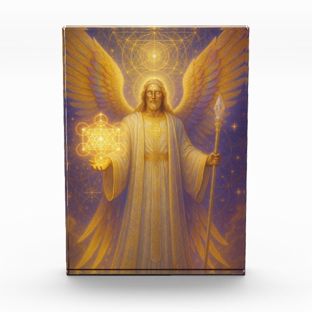 Bloc Photo Archangel Metatron - Gardien de la Sagesse Sacrée (Devant)