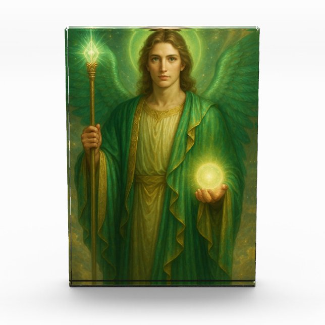 Bloc Photo Archangel Raphael - Médecin Divin de Lumière (Devant)