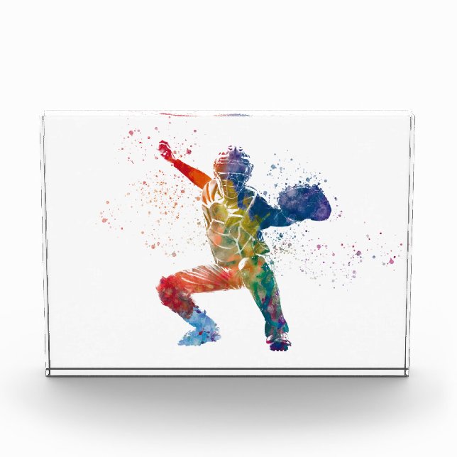 Bloc Photo baseball player (Devant)
