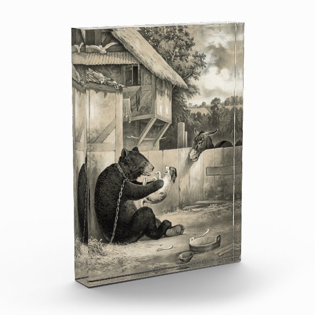 Bloc Photo Beard - Bear, Dog and Donkey (Gauche)