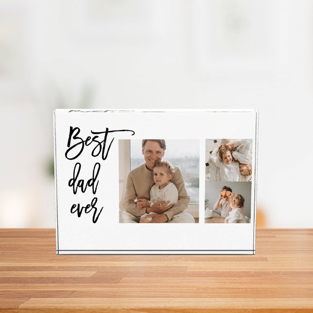 Bloc Photo Beauté Collage photo Meilleur papa Jamais Cadeau (Créateur téléchargé)