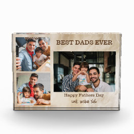 Bloc Photo Best Dads Ever 3 Fête des pères photo Cadeau