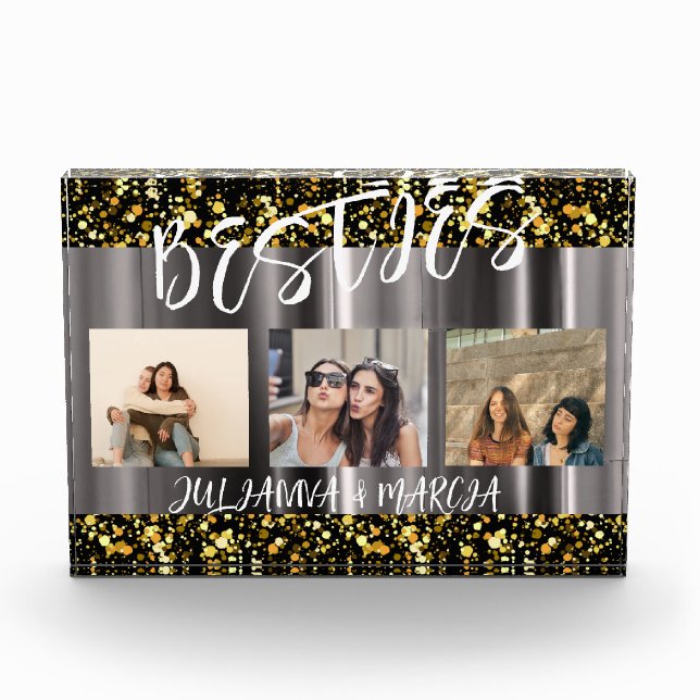 Bloc Photo Best Friends Besties Photo Collage BFF Keepsaké (Devant)