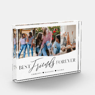 Bloc Photo Best Friends Forever BFFs Trois garde-photos 