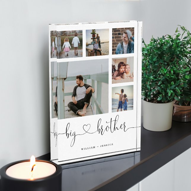 Bloc Photo Big Brother Script Big Brother Cadeau Collage phot (Big Brother Script Big Brother Gift Photo Collage)