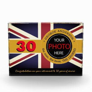 Bloc Photo Blocage photo British Flag & United Kindom / nom U