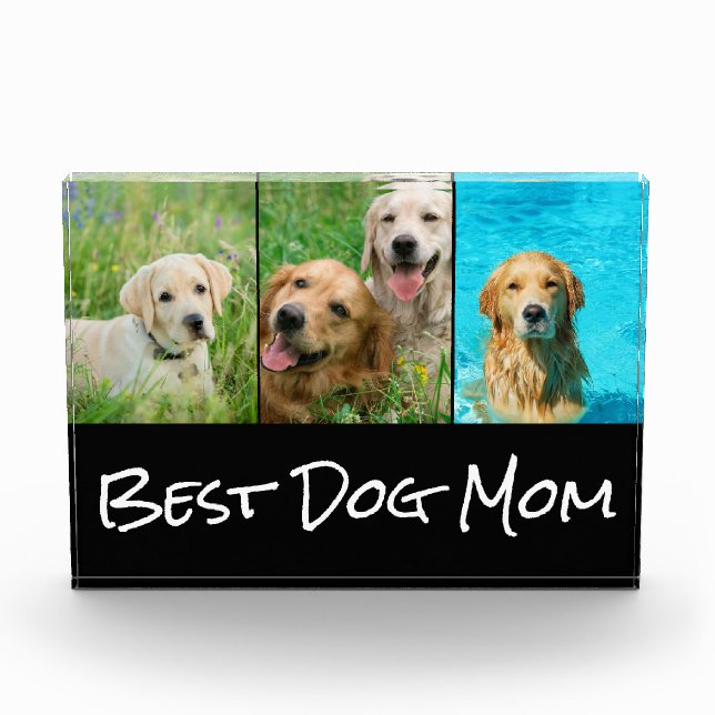 Bloc Photo Blocage photo de Best Dog Mom (Devant)