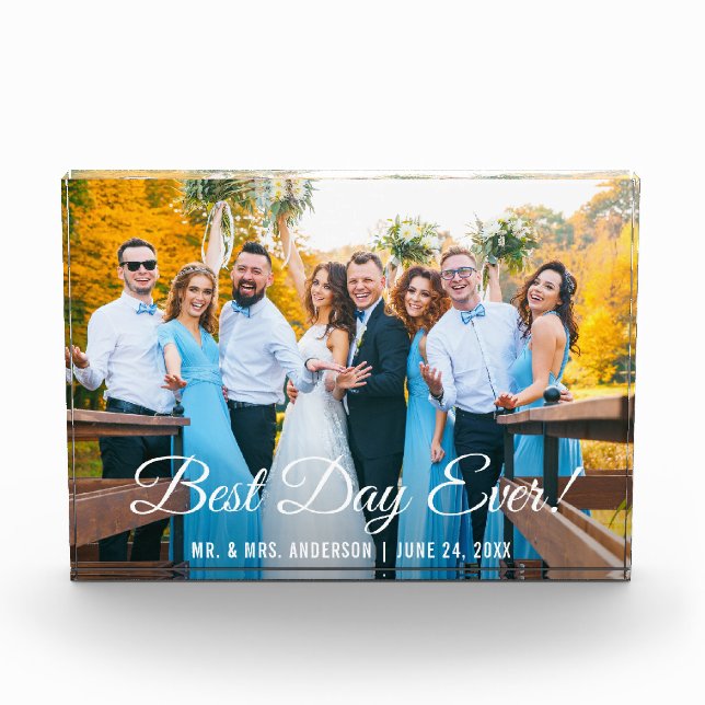 Bloc Photo Blocage photo Mariage le jour le plus proche (Devant)